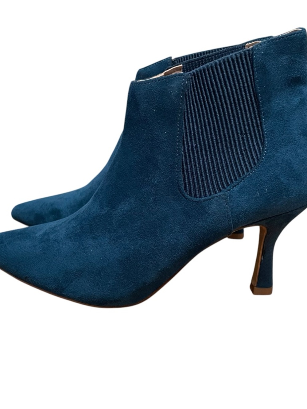 Journee Collection Elitta Bootie Pointed Toe Blue Teal Women’s Size 7.5 - Picture 2 of 10